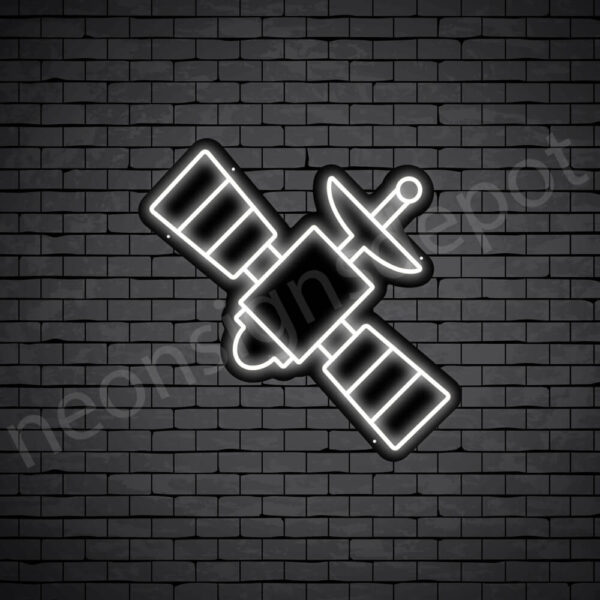 Space-Satellite-Neon-Sign-24x24-WS-B-WHITE Space-Satellite-Neon-Sign-24x24-WS-B-WHITE