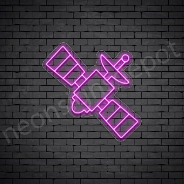 Space-Satellite-Neon-Sign-24x24-WS-C-PINK Space-Satellite-Neon-Sign-24x24-WS-C-PINK