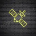 Space-Satellite-Neon-Sign-24x24-WS-C-YELLOW