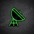 Green Space Satellite V3 Neon Sign