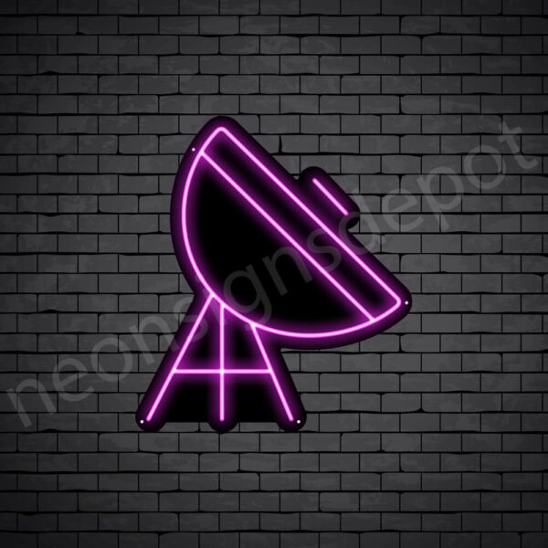 Space-Satellite-V3-Neon-Sign-24x21-WS-B-PINK Pink Space Satellite V3 Neon Sign