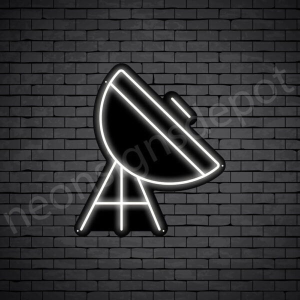 Space-Satellite-V3-Neon-Sign-24x21-WS-B-WHITE White Space Satellite V3 Neon Sign