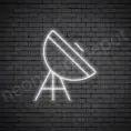 White Space Satellite Neon Sign