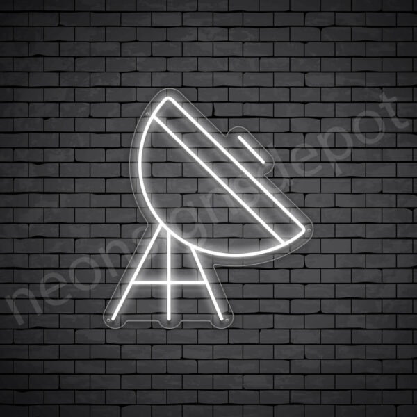 Space-Satellite-V3-Neon-Sign-24x21-WS-C-WHITE White Space Satellite Neon Sign