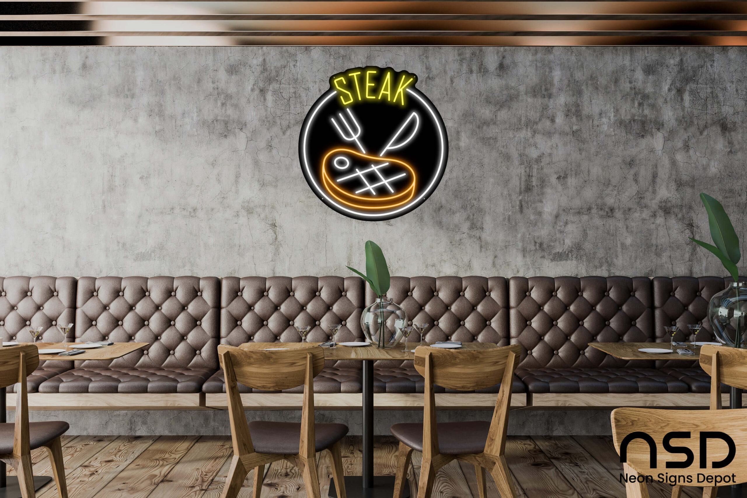 Steak V15 Neon Sign neon sign