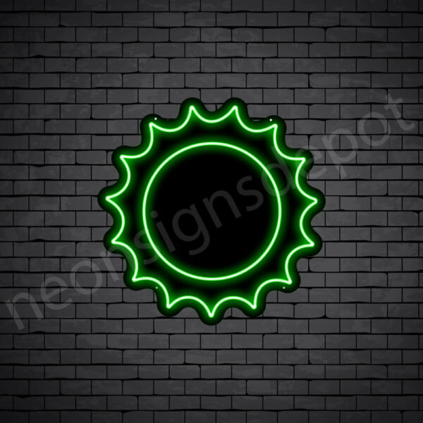 Sun-Neon-Sign-24x24-WS-B-GREEN Sun-Neon-Sign-24x24-WS-B-GREEN