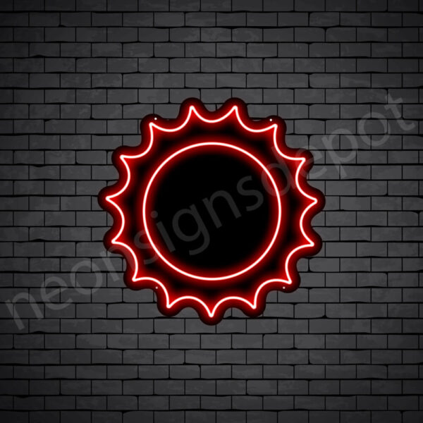Sun-Neon-Sign-24x24-WS-B-RED Sun-Neon-Sign-24x24-WS-B-RED
