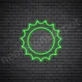 Sun-Neon-Sign-24x24-WS-C-GREEN