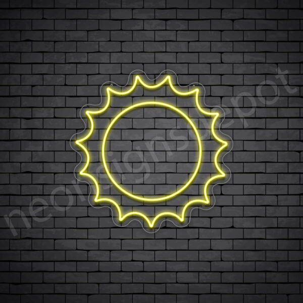 Sun-Neon-Sign-24x24-WS-C-YELLOW Sun-Neon-Sign-24x24-WS-C-YELLOW