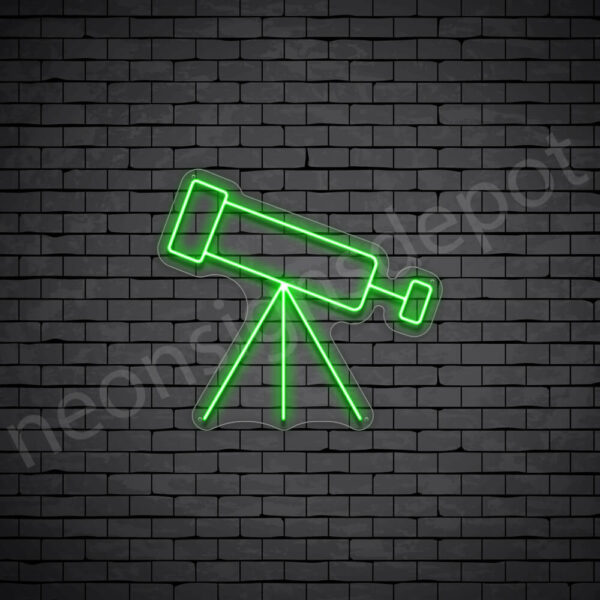 Telescope-V2-Neon-Sign-22x24-WS-C-GREEN Telescope-V2-Neon-Sign-22x24-WS-C-GREEN