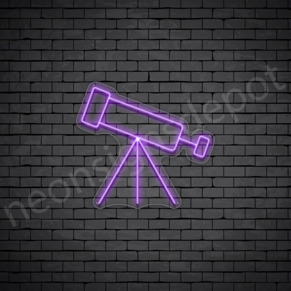Telescope-V2-Neon-Sign-22x24-WS-C-PURPLE Telescope-V2-Neon-Sign-22x24-WS-C-PURPLE