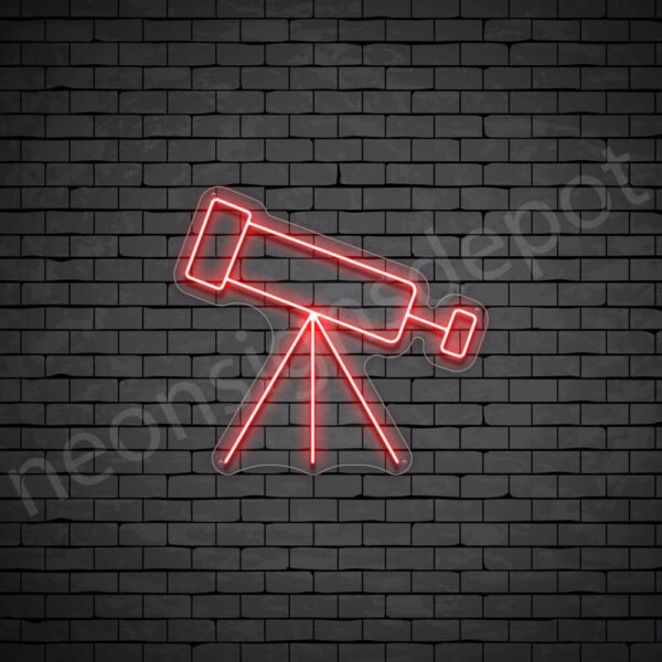 Telescope-V2-Neon-Sign-22x24-WS-C-RED Telescope-V2-Neon-Sign-22x24-WS-C-RED
