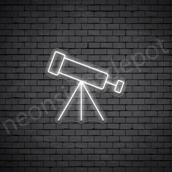 Telescope-V2-Neon-Sign-22x24-WS-C-WHITE Telescope-V2-Neon-Sign-22x24-WS-C-WHITE