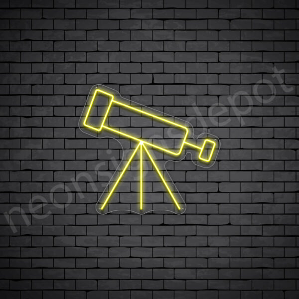 Telescope-V2-Neon-Sign-22x24-WS-C-YELLOW Telescope-V2-Neon-Sign-22x24-WS-C-YELLOW