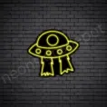UFO-V3-Neon-Sign-22x24-WS-B-YELLOW