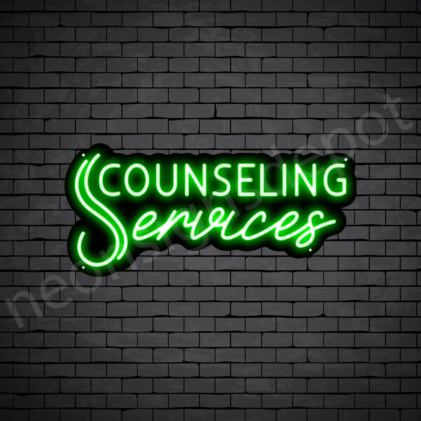 Counseling-Services-Neon-Sign-11x24-WS-B-GREEN Counseling-Services-Neon-Sign-11x24-WS-B-GREEN