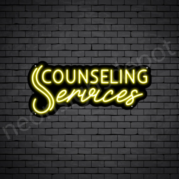 Counseling-Services-Neon-Sign-11x24-WS-B-YELLOW Counseling-Services-Neon-Sign-11x24-WS-B-YELLOW