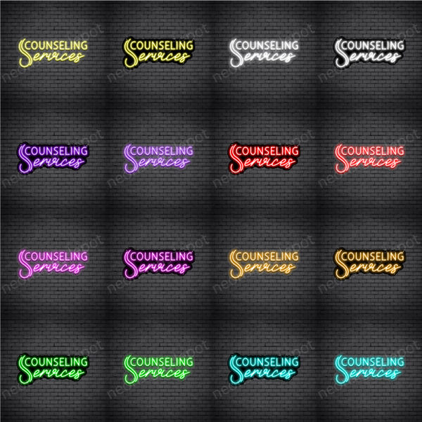 Counseling Services Neon Sign Counseling Services Neon Sign
