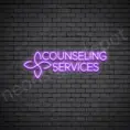 Counseling-Services-V3-Neon-Sign-9x24-WS-C-PURPLE