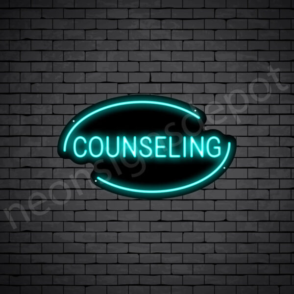 Counseling-V3-Neon-Sign-14x24-WS-B-BRIGHT-BLUE Bright Blue Counseling V3 Neon Sign