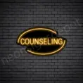 Orange Counseling V3 Neon Sign