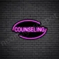 Pink Counseling V3 Neon Sign