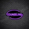 Purple Counseling V3 Neon Sign