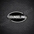 White Counseling V3 Neon Sign