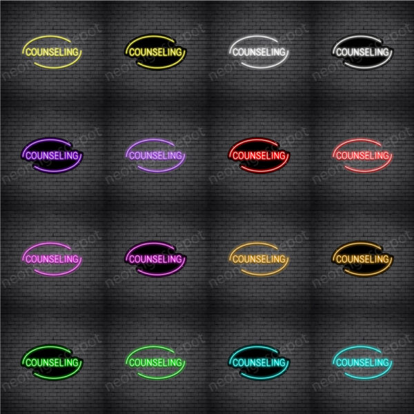 Counseling V3 Neon Sign Counseling V3 Neon Sign