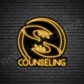 Counseling-V5-Neon-Sign-24x24-WS-B-ORANGE