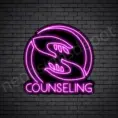 Counseling-V5-Neon-Sign-24x24-WS-B-PINK