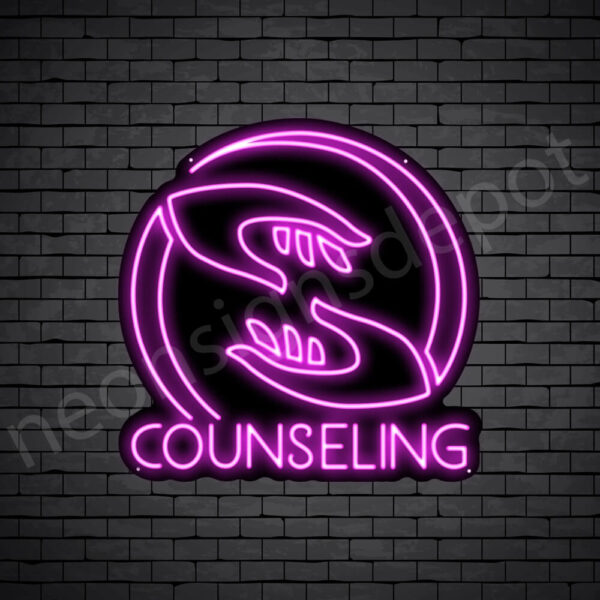 Counseling-V5-Neon-Sign-24x24-WS-B-PINK Counseling-V5-Neon-Sign-24x24-WS-B-PINK