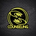 Counseling-V5-Neon-Sign-24x24-WS-B-YELLOW