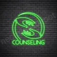 Counseling-V5-Neon-Sign-24x24-WS-C-GREEN