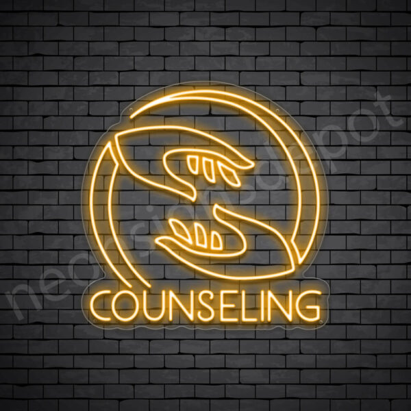 Counseling-V5-Neon-Sign-24x24-WS-C-ORANGE Counseling-V5-Neon-Sign-24x24-WS-C-ORANGE