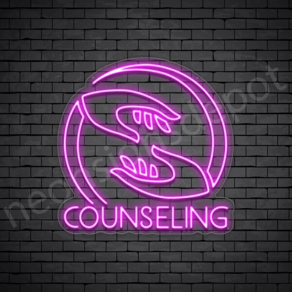 Counseling-V5-Neon-Sign-24x24-WS-C-PINK Counseling-V5-Neon-Sign-24x24-WS-C-PINK
