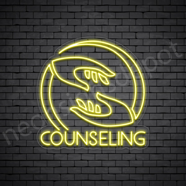 Counseling-V5-Neon-Sign-24x24-WS-C-YELLOW Counseling-V5-Neon-Sign-24x24-WS-C-YELLOW