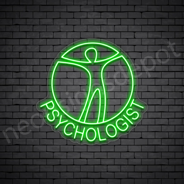 Psychologist-V11-Neon-Sign-23x24-WS-C-GREEN Psychologist-V11-Neon-Sign-23x24-WS-C-GREEN
