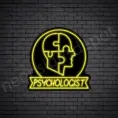 Psychologist-V2-Neon-Sign-24x24-WS-B-YELLOW