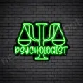 Green Psychologist V7 Neon Sign