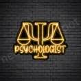 Orange Psychologist V7 Neon Sign