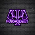 Purple Psychologist V7 Neon Sign