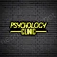 Psychology-Clinic-Neon-Sign-9x24-WS-B-YELLOW