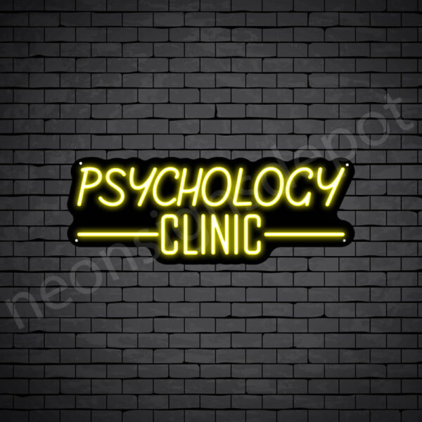 Psychology-Clinic-Neon-Sign-9x24-WS-B-YELLOW Psychology-Clinic-Neon-Sign-9x24-WS-B-YELLOW