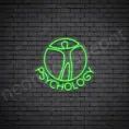 Psychology-Neon-Sign-24x21-WS-C-GREEN