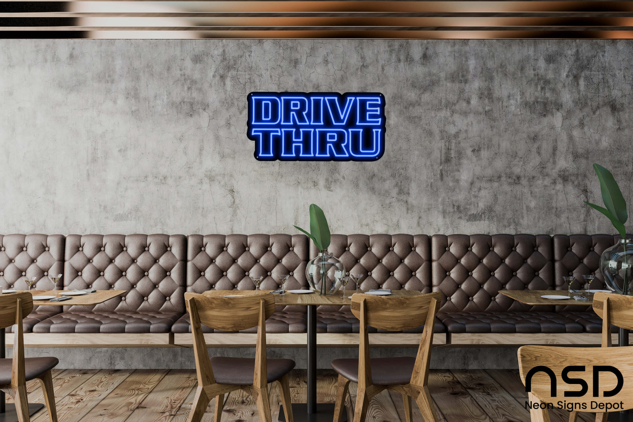 Drive-Thru V6 Neon Sign neon sign