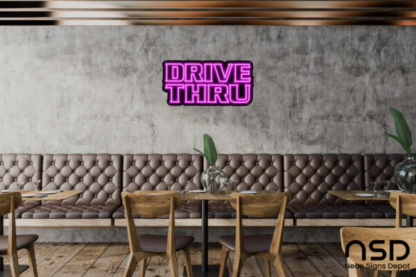 Drive-Thru V6 Neon Sign_Black_Mockup_Template01_pink Drive-Thru V6 Neon Sign_Black_Mockup_Template01_pink