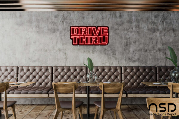 Drive-Thru V6 Neon Sign_Black_Mockup_Template01_red Drive-Thru V6 Neon Sign_Black_Mockup_Template01_red