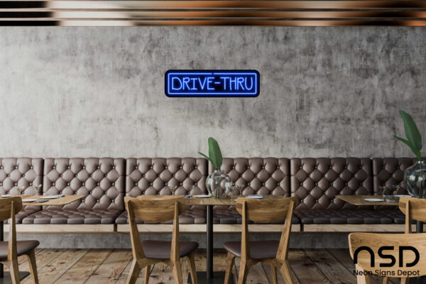 Drive-Thru V9 Neon Sign_Black_Mockup_Template01_blue Drive-Thru V9 Neon Sign_Black_Mockup_Template01_blue
