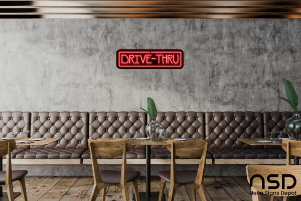 Drive-Thru V9 Neon Sign_Black_Mockup_Template01_red Drive-Thru V9 Neon Sign_Black_Mockup_Template01_red